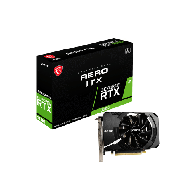 MSI GEFORCE RTX 3050 AERO ITX 8G carte graphique NVIDIA 8 Go GDDR6