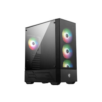 MSI MAG FORGE 112R وحدة مركزية ميدي تاور أسود، شفاف