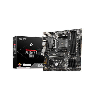 MSI PRO B550M-P GEN3 Motherboard AMD B550 AM4 Micro ATX