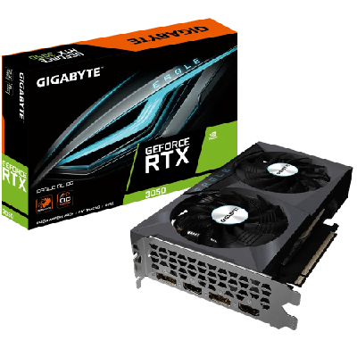 Gigabyte GeForce RTX 3050 EAGLE OC 8G NVIDIA 8 Go GDDR6 Gigabyte GeForce RTX 3050 EAGLE OC 8G NVIDIA 8 Go GDDR6