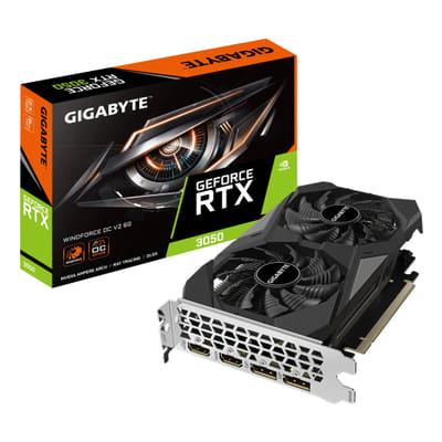 GIGABYTE GeForce RTX 3050 WINDFORCE OC V2 6 جيجابايت NVIDIA GDDR6