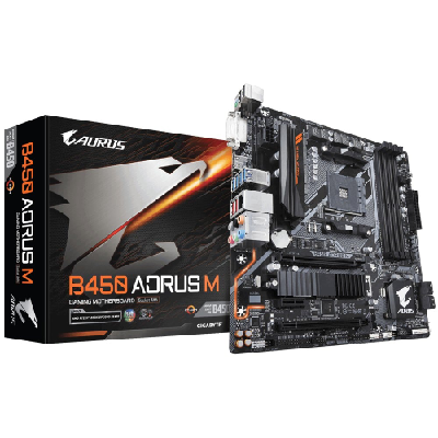 AM4 Gigabyte B450 Aorus M mATX (B450 AORUS M) AM4 Gigabyte B450 Aorus M mATX (B450 AORUS M)