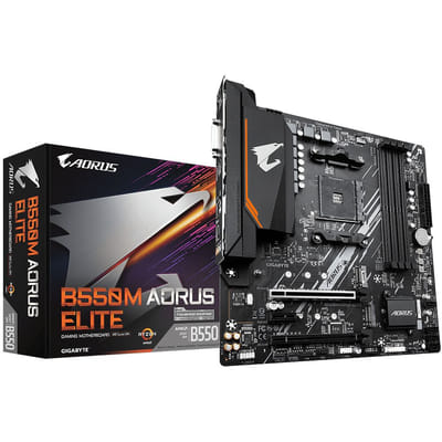 جيجابايت B550M AORUS ELITE AMD B550 مقبس AM4 ميكرو ATX (B550M AORUS ELITE)