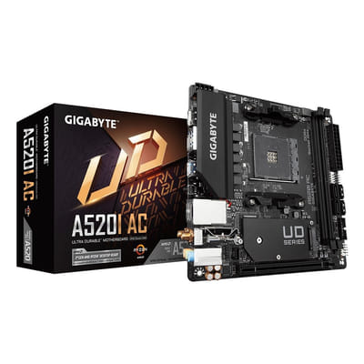 GIGABYTE A520I AC لوحة أم AMD A520 مقاس AM4 mini ITX