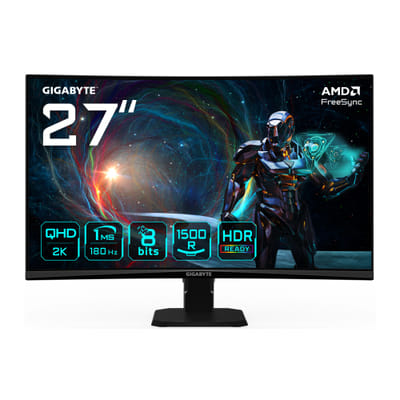 GIGABYTE GS27QCA 27" Flat PC Monitor 68.6 cm 2560 x 1440 pixels Quad HD LED Black