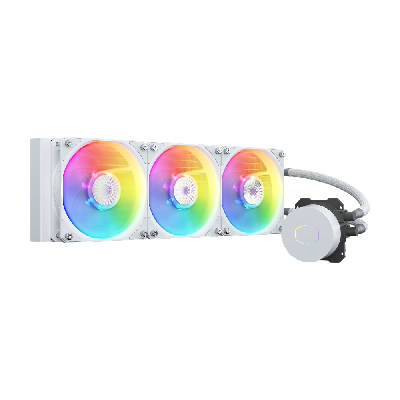 Cooler Master MasterLiquid ML360L ARGB White Edition V2 Processeur Liquid cooling kit 12 cm Blanc