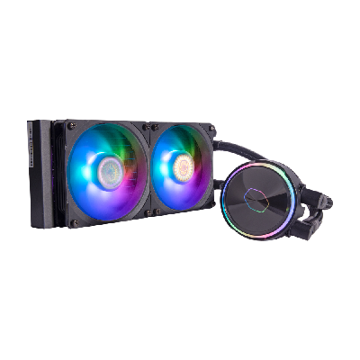 Cooler Master MasterLiquid PL240 Flux Boitier PC, Processeur Liquid сooling kit 12 cm Noir