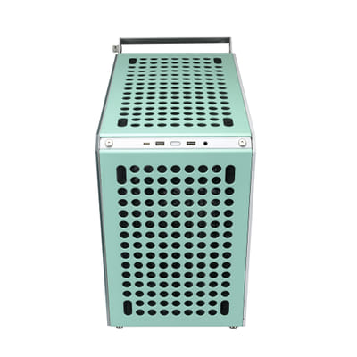 Cooler Master QUBE 500 Flatpack Macaron Edition Midi Tower Crème, Couleur menthe, Rose