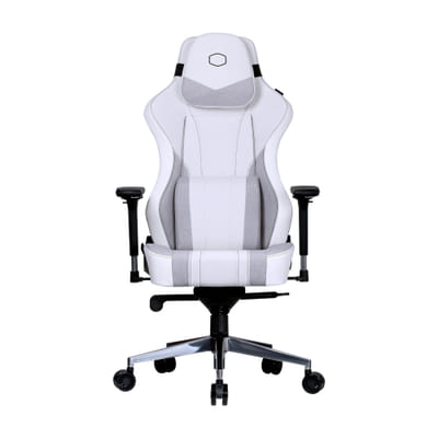 Cooler Master Gaming Caliber X2C كرسي ألعاب عالمي كرسي مبطن رمادي، أبيض