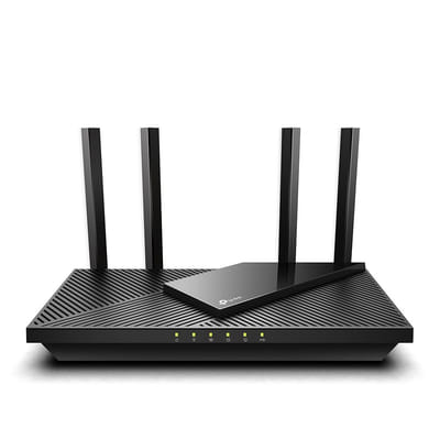 TP-Link Archer AX55 جهاز توجيه لاسلكي جيجابت إيثرنت مزدوج النطاق (2.4 GHz / 5 GHz) 5G أسود (ARCHER AX55)