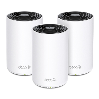 TP-Link Deco XE75 Tri-bande (2,4 GHz / 5 GHz / 6 GHz) Wi-Fi 6E (802.11ax) Blanc 3 Interne (DECO XE75(3-PACK)) TP-Link Deco XE75 Tri-bande (2,4 GHz / 5 GHz / 6 GHz) Wi-Fi 6E (802.11ax) Blanc 3 Interne (DECO XE75(3-PACK))
