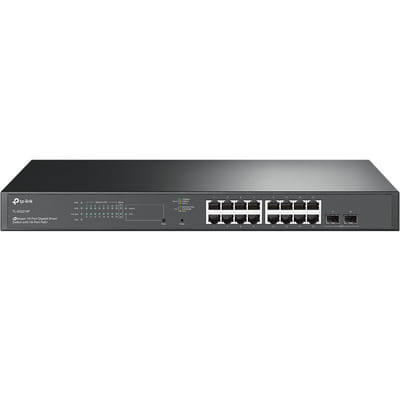 TP-Link TL-SG2218P L2/L2+ Gigabit Ethernet Switch (10/100/1000) Ethernet Connection, supporting Power over Ethernet (PoE) 1U Black