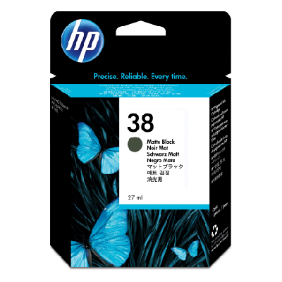 HP 38 cartouche d'encreOriginal Rendement standard Noir mat