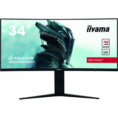 شاشة كمبيوتر iiyama G-MASTER GB3466WQSU-B1 مسطحة 86.4 سم (34") 3440 x 1440 بكسل UltraWide Quad HD LED أسود