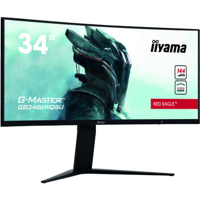 iiyama G-MASTER GB3466WQSU-B1 flat screen PC monitor 86.4 cm (34") 3440 x 1440 pixels UltraWide Quad HD LED Black