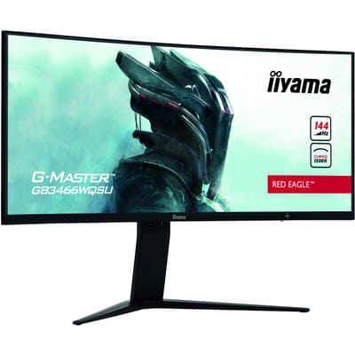 iiyama G-MASTER GB3466WQSU-B1 flat screen PC monitor 86.4 cm (34") 3440 x 1440 pixels UltraWide Quad HD LED Black