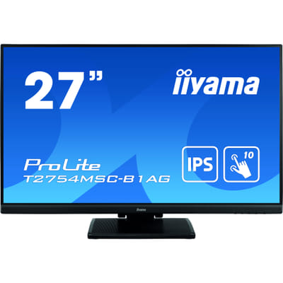 iiyama ProLite T2754MSC-B1AG Flat Screen PC 68.6 cm (27") 1920 x 1080 pixels Full HD LED Multi-User Touch Screen Black