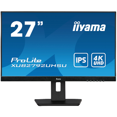 iiyama ProLite XUB2792UHSU-B5 écran plat de PC 68,6 cm (27") 3840 x 2160 pixels 4K Ultra HD LED Noir