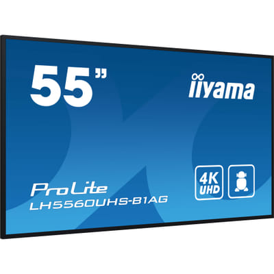 iiyama PROLITE Digital Signage Display 139.7 cm (55") LED Wifi 500 cd/m² 4K Ultra HD Black Built-in Android 11 Processor 24/7