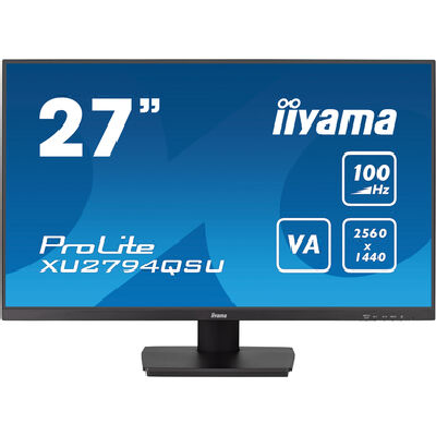 iiyama ProLite XU2794QSU-B6 écran plat de PC 68,6 cm (27") 2560 x 1440 pixels Wide Quad HD LCD Noir