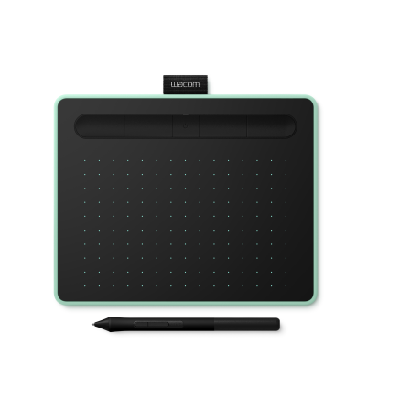 Wacom Intuos S Bluetooth tablette graphique 2540 lpi 152 x 95 mm USB/Bluetooth Vert, Noir