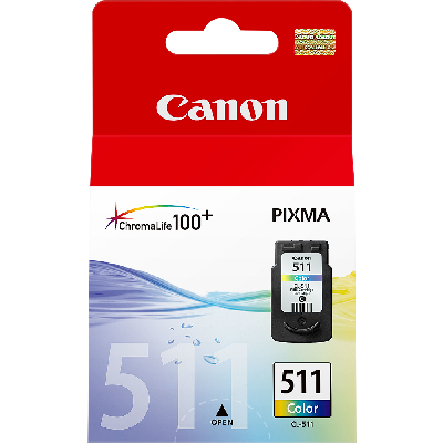 Canon Cartouche d'encre couleur CL-511 C/M/Y (2972B001)
