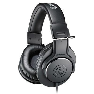 Audio-Technica ATH-M20X Headphones Wired Over-Ear Music Black