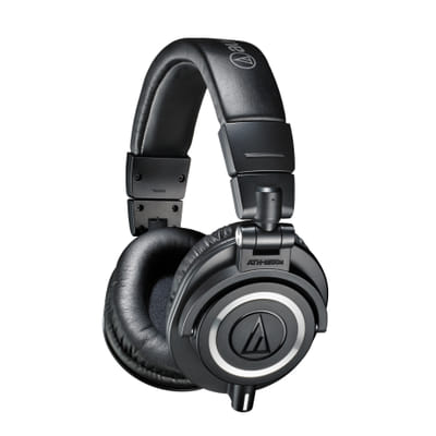 Audio-Technica ATH-M50X Headphones Wired Over-Ear Music Black