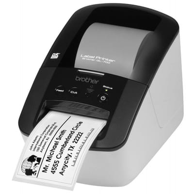 طابعة ملصقات حرارية مباشرة Brother QL-700 300 x 300 DPI DK