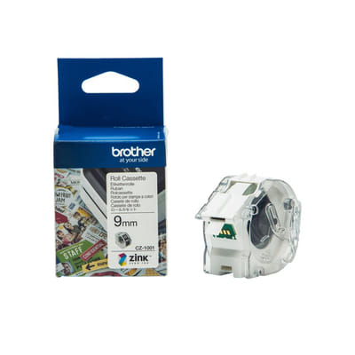 Brother CZ-1001- Color label tape, 9 mm wide