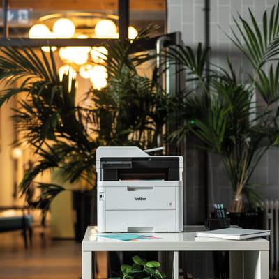 Brother MFC-L3760CDW - Color laser multifunction printer, compact, Ethernet network and front USB port. Eligible for EcoPro package.