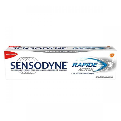 Sensodyne dentifrice Action Rapide Blancheur 75ml Sensodyne dentifrice Action Rapide Blancheur 75ml