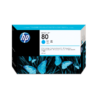 HP 80 cartouche d'encre cyan 350 ml HP 80 cartouche d'encre cyan 350 ml