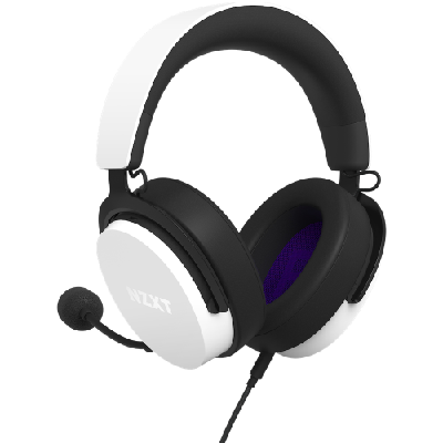 NZXT AP-WCB40-W2 écouteur/casque Avec fil Arceau Jouer Blanc NZXT AP-WCB40-W2 écouteur/casque Avec fil Arceau Jouer Blanc
