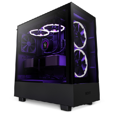 NZXT H5 Elite Midi Tower Noir, Transparent NZXT H5 Elite Midi Tower Noir, Transparent