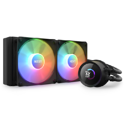 NZXT Kraken 240 RGB Processeur Refroidisseur de liquide tout-en-un 12 cm Noir 1 pièce(s)