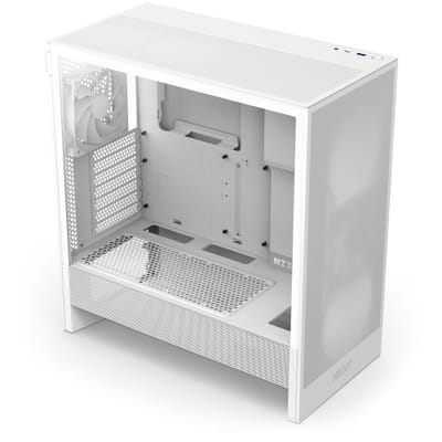 NZXT H5 Flow برج ميدي أبيض