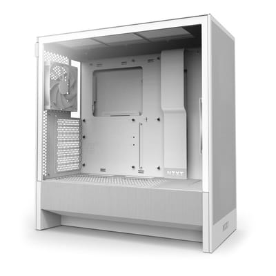 NZXT H5 Flow برج ميدي أبيض