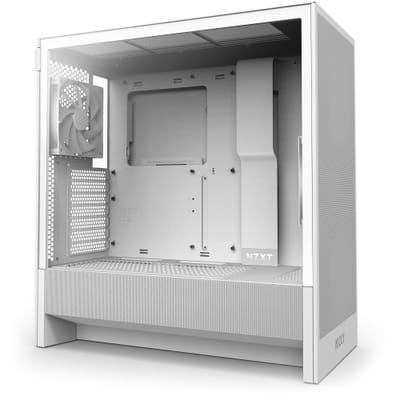 NZXT H5 Flow برج ميدي أبيض