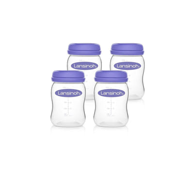 Lansinoh Breastmilk Storage Bottles 4x160 ml