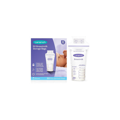 Lansinoh Breastfeeding Breastmilk Storage Bags 50 pcs