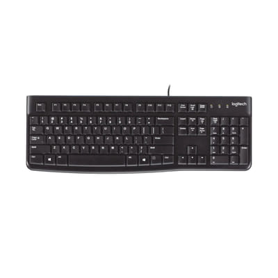 Logitech K120 Wired Keyboard USB AZERTY French Black