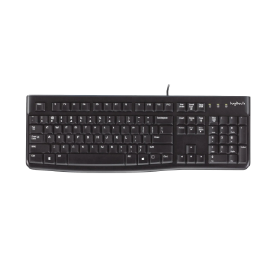 Logitech K120 Corded Keyboard clavier USB AZERTY Français Noir Logitech K120 Corded Keyboard clavier USB AZERTY Français Noir