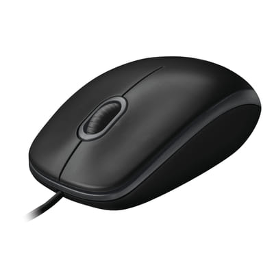 Logitech B100 فأرة مريحة للاستخدام باليدين USB نوع-A ضوئية 800 DPI