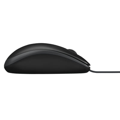 Logitech B100 فأرة مريحة للاستخدام باليدين USB نوع-A ضوئية 800 DPI
