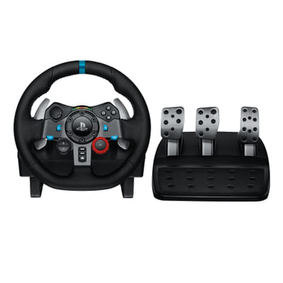 Logitech G G29 Noir USB 2.0 Volant + pédales Analogique Playstation 3, PlayStation 4 (941-000112)