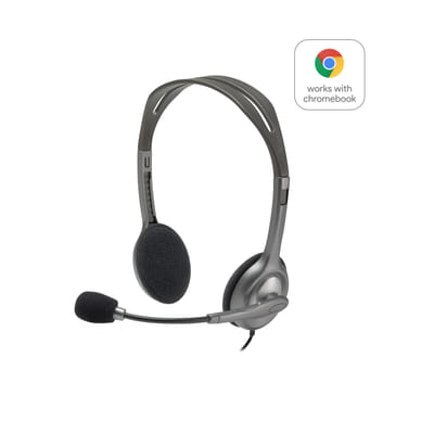Logitech H111 Headset With Cable Office/Call Center Gray