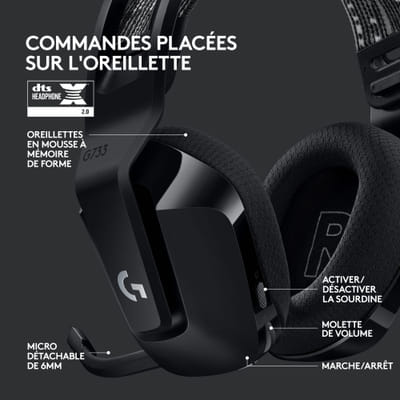 Logitech G G733 wireless gaming