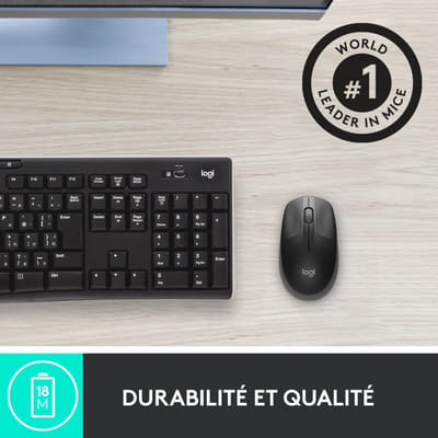 فأرة Logitech M190 لاسلكية بحجم كامل