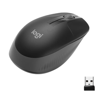 فأرة Logitech M190 لاسلكية بحجم كامل